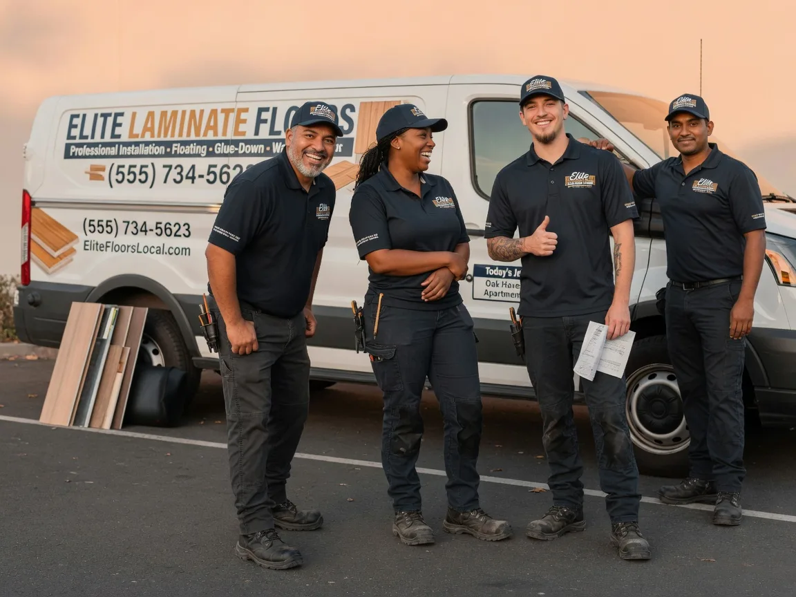 Laminate flooring installation company in Brooklin, ME